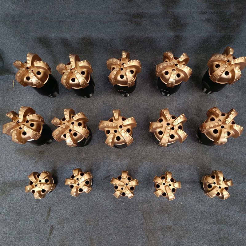 200mm سفارشی 6 تیغه آب خوب Pdc بیت با نوزل و قطع قطعه ثابت نوع برش